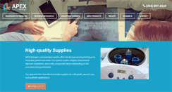 Desktop Screenshot of apexbiologix.com